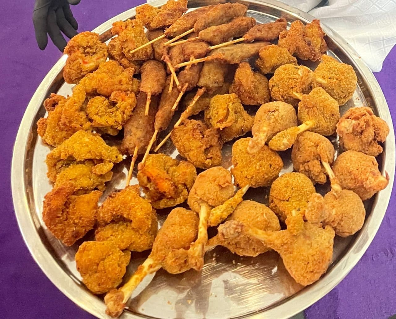 Small chops platter